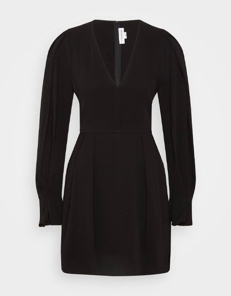 Victoria Beckham DEEP V MINIKLEID